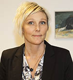 Porträttbild av enhetschef Jessica Idbrant, analysenheten på IAF